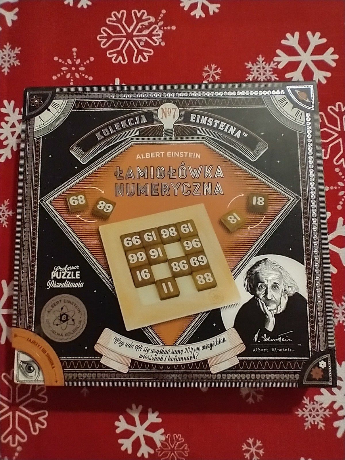 Łamigłówka numeryczna, gra logiczna na prezent, Kolekcja Einsteina