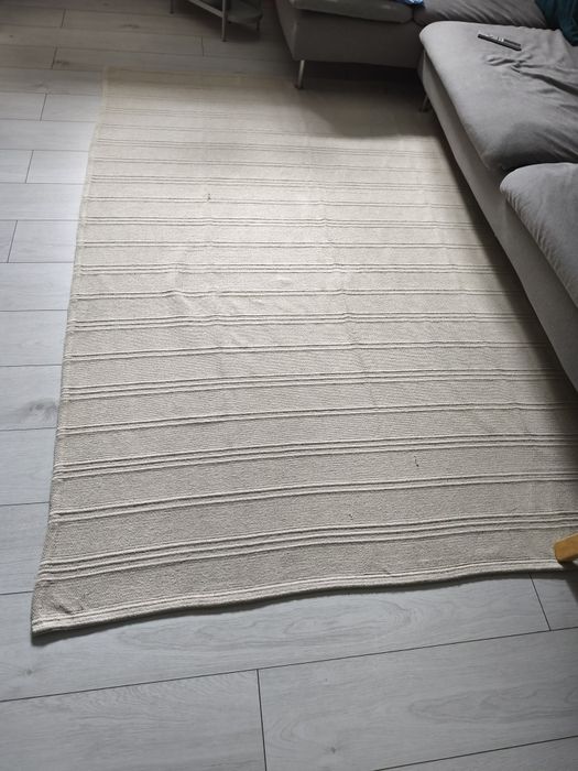 Sprzedam bawełniany dywan w jasnym naturalnym kolorze 160x230cm