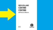 kombajn NEW HOLLAND CSX 7060 i 7080 instrukcja obsługi PO POLSKU