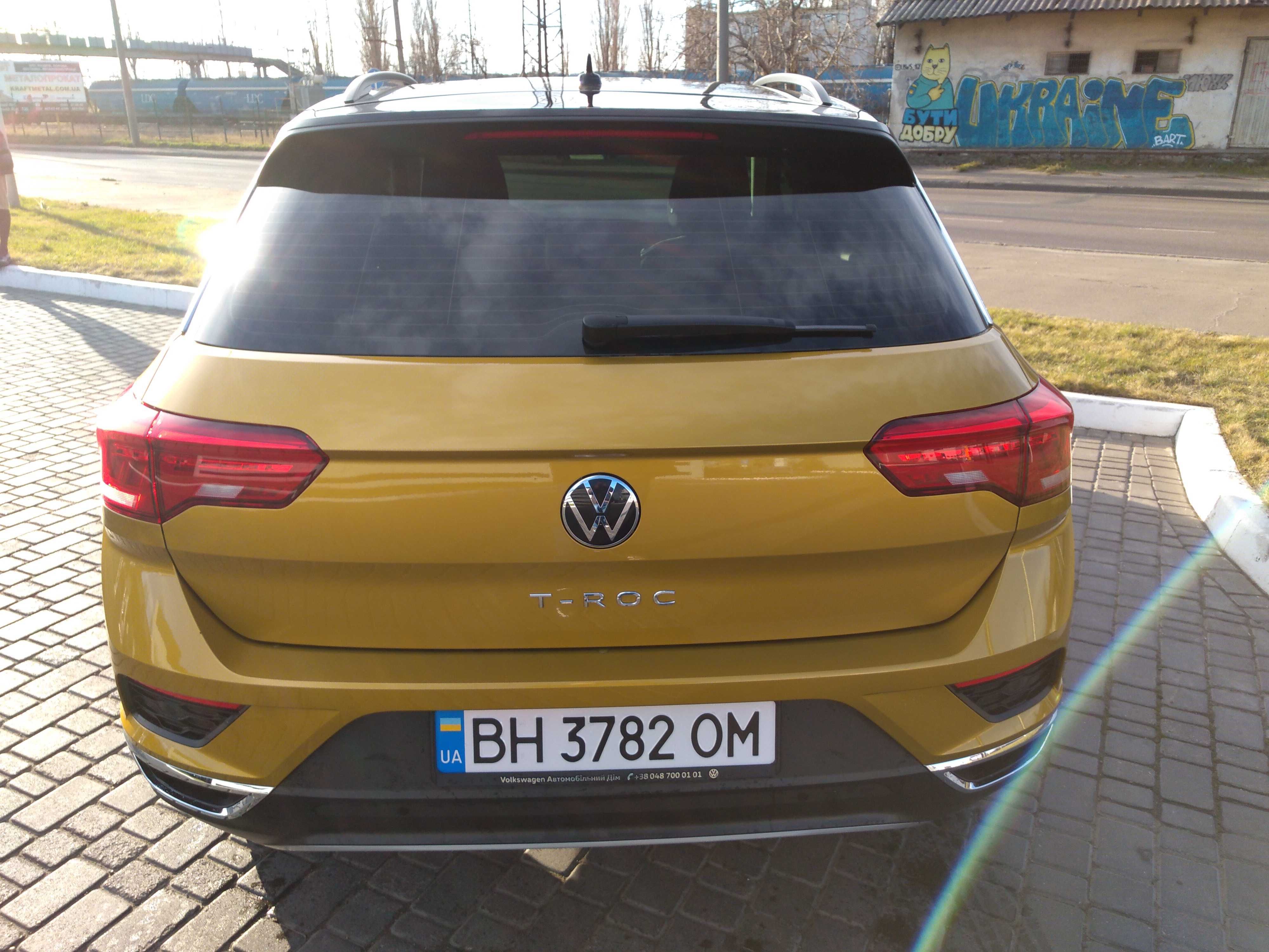 Продам VW T-Roc Style Limited 1,5л 150л.с., февраль 2021года  26000USD