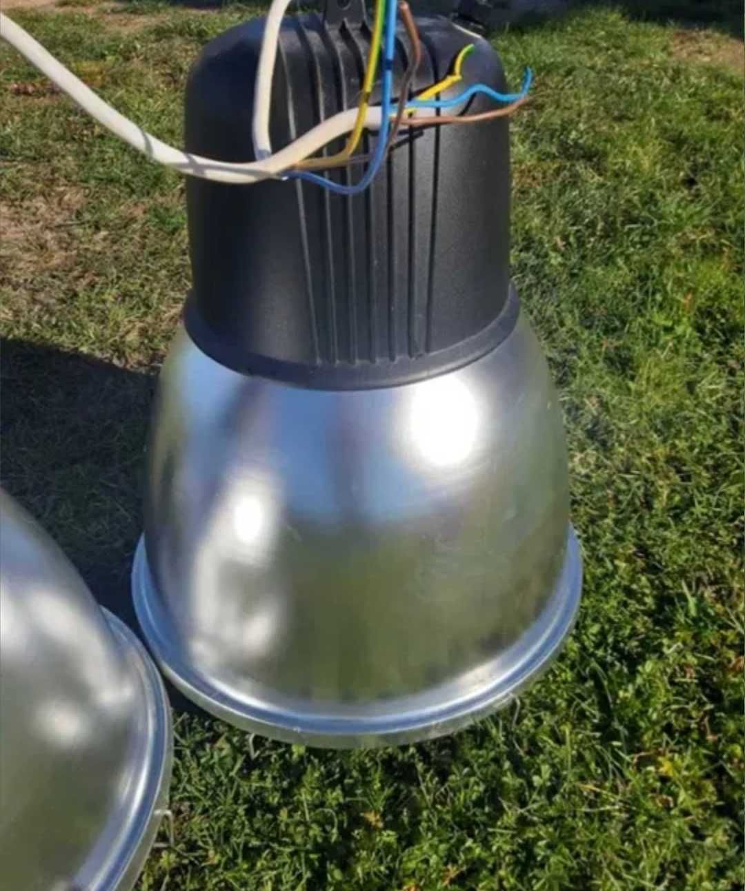 Lampy wiszace duze przyslowe hale garaze wiaty lokale