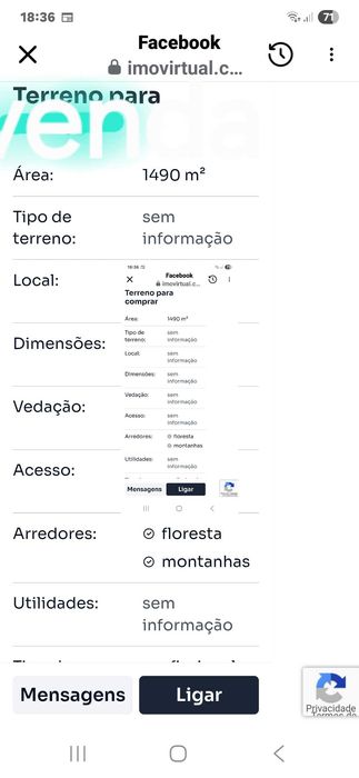 Venda de quinta podendo fazer inovacoes