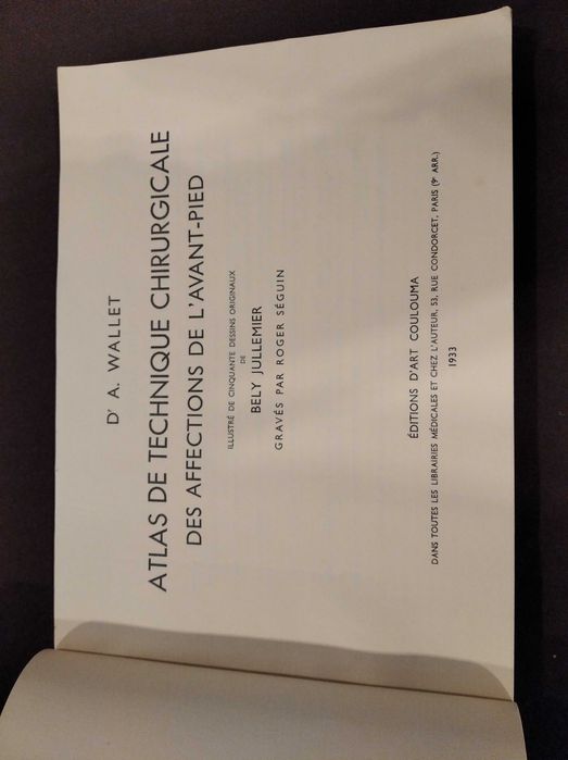Livro de medicina / cirurgia de 1933
