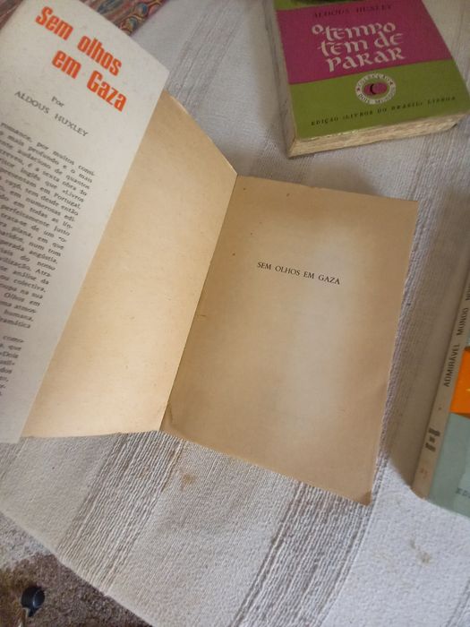 Três livros de Aldous Huxley Admirável Mundo Novo