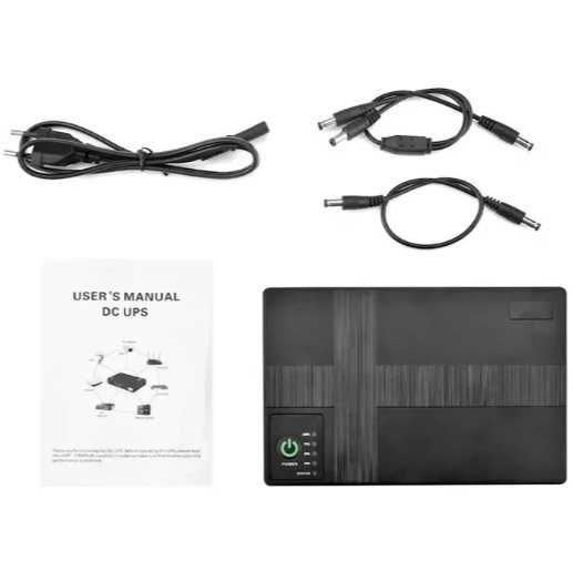 УПС до роутера Wi-Fi без світла до 8-10 годин UPS 10400 mAh 5V/9V/12V