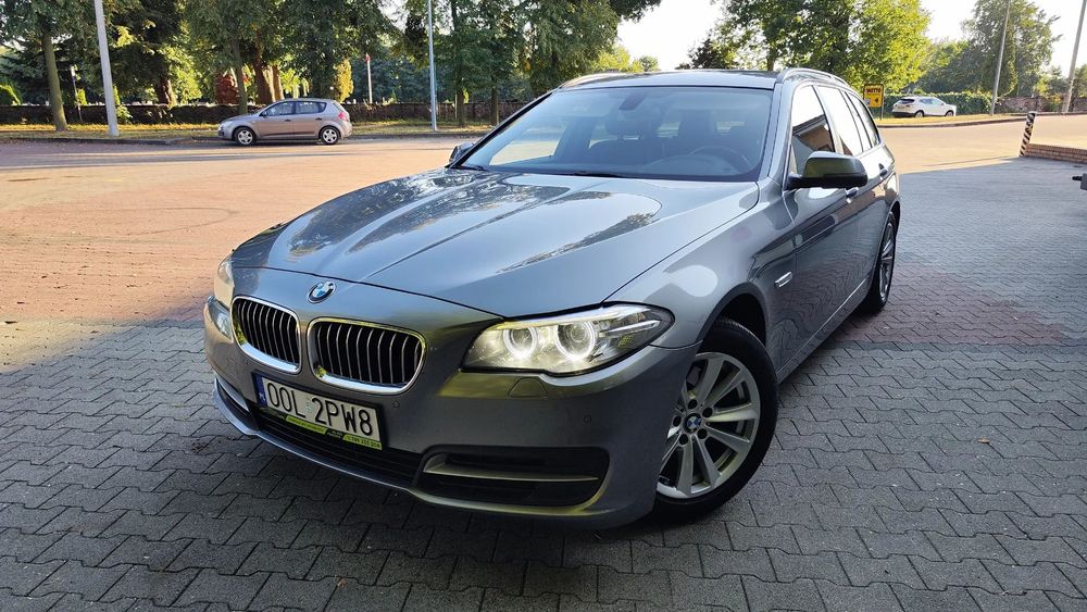 BMW Seria 5 ZAREJESTROWANY,LIFT 190KM,duża nawigacja,skóry,kamera cofania.