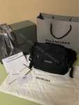 Серійна Сумка BALENCIAGA Mens Army Large Beltpack Bag In Black