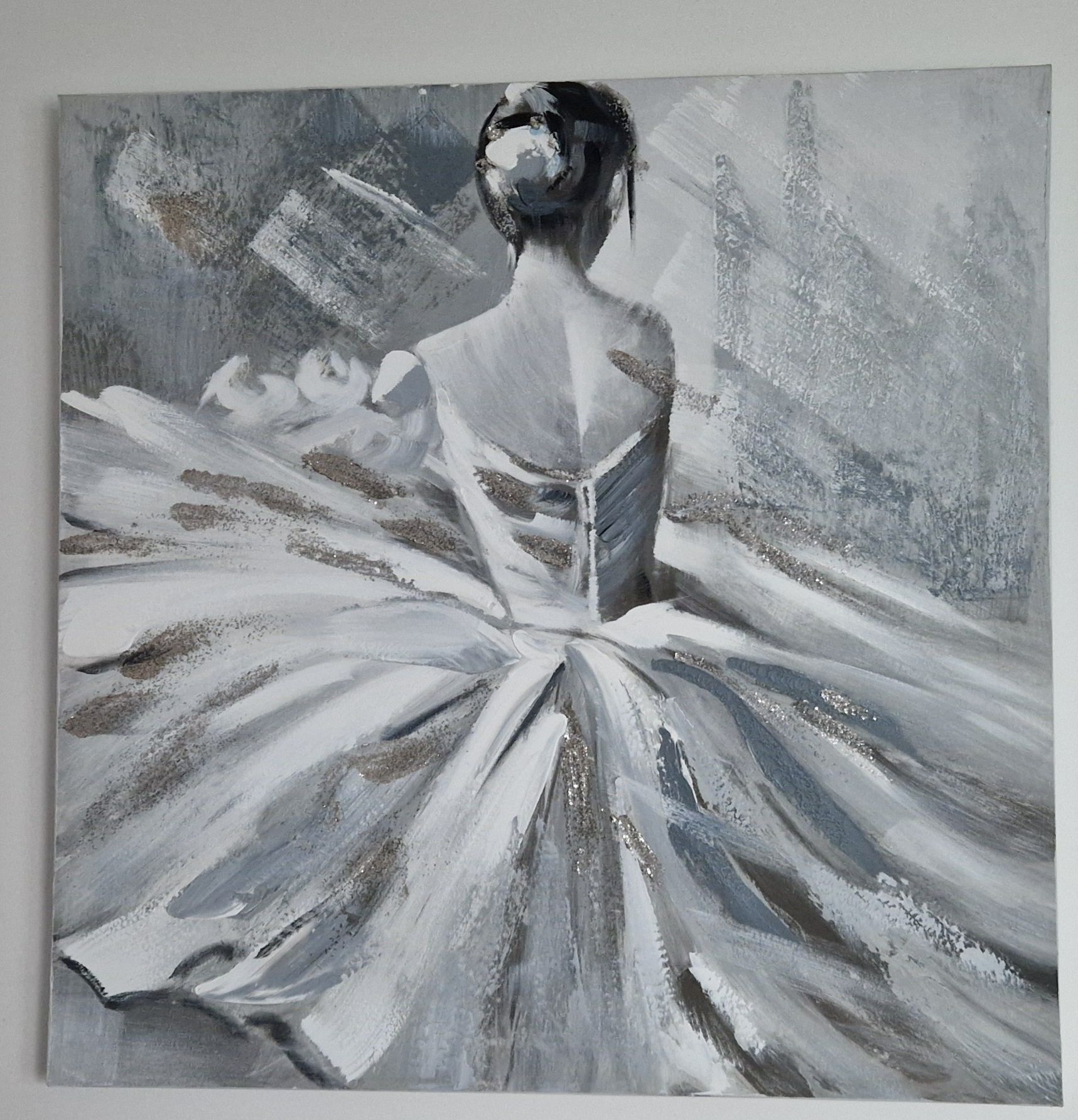 Obraz malowany na płutnie Ballerina 2 Home & You stan bdb glamour
