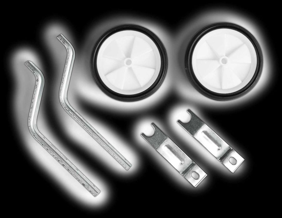 Kółeczka  podporowe do rowerka  dziecięcego o średnicy kół 12 "-  20"