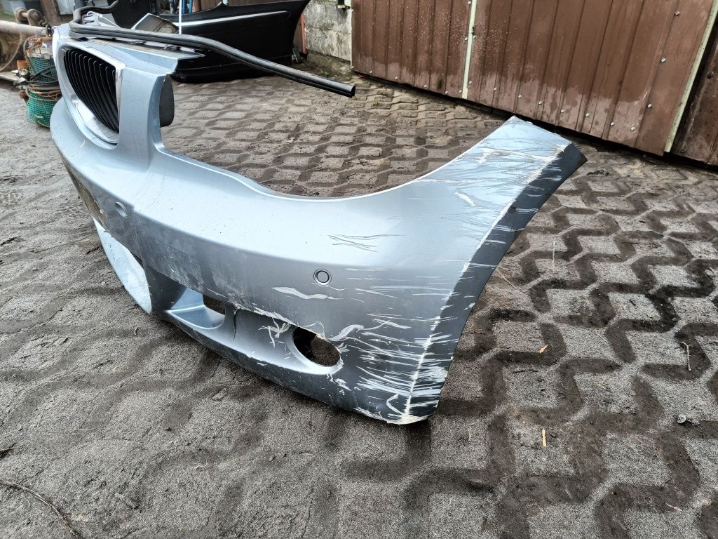 Zderzak przód BMW e87 e81 M-pakiet BLUEWATER METALLIC Wysyłka Komplet