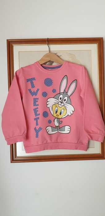 Bluza różowa roz.116 Tweety Primark