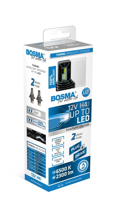 Żarówka LED H4 12V UP TO LED 6500K CANBUS