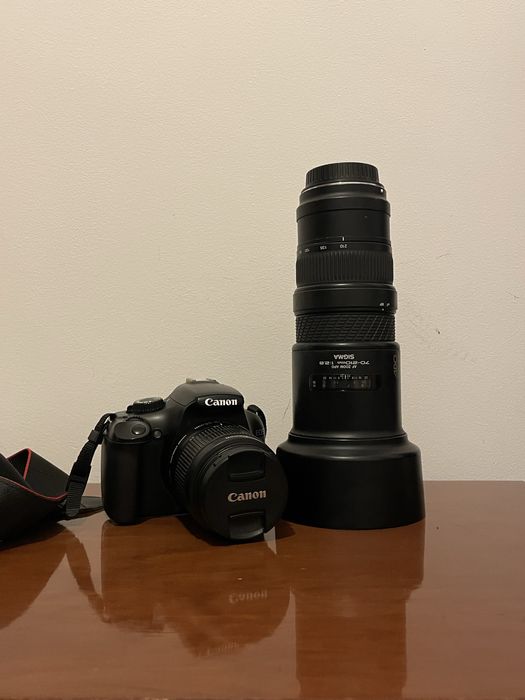 Canon 1100d + Sigma 70-210 + 18-55