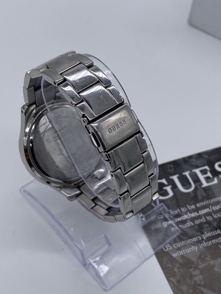 Zegarek damski Guess Srebrny zdobiony kryształki biżuteria U1349L1