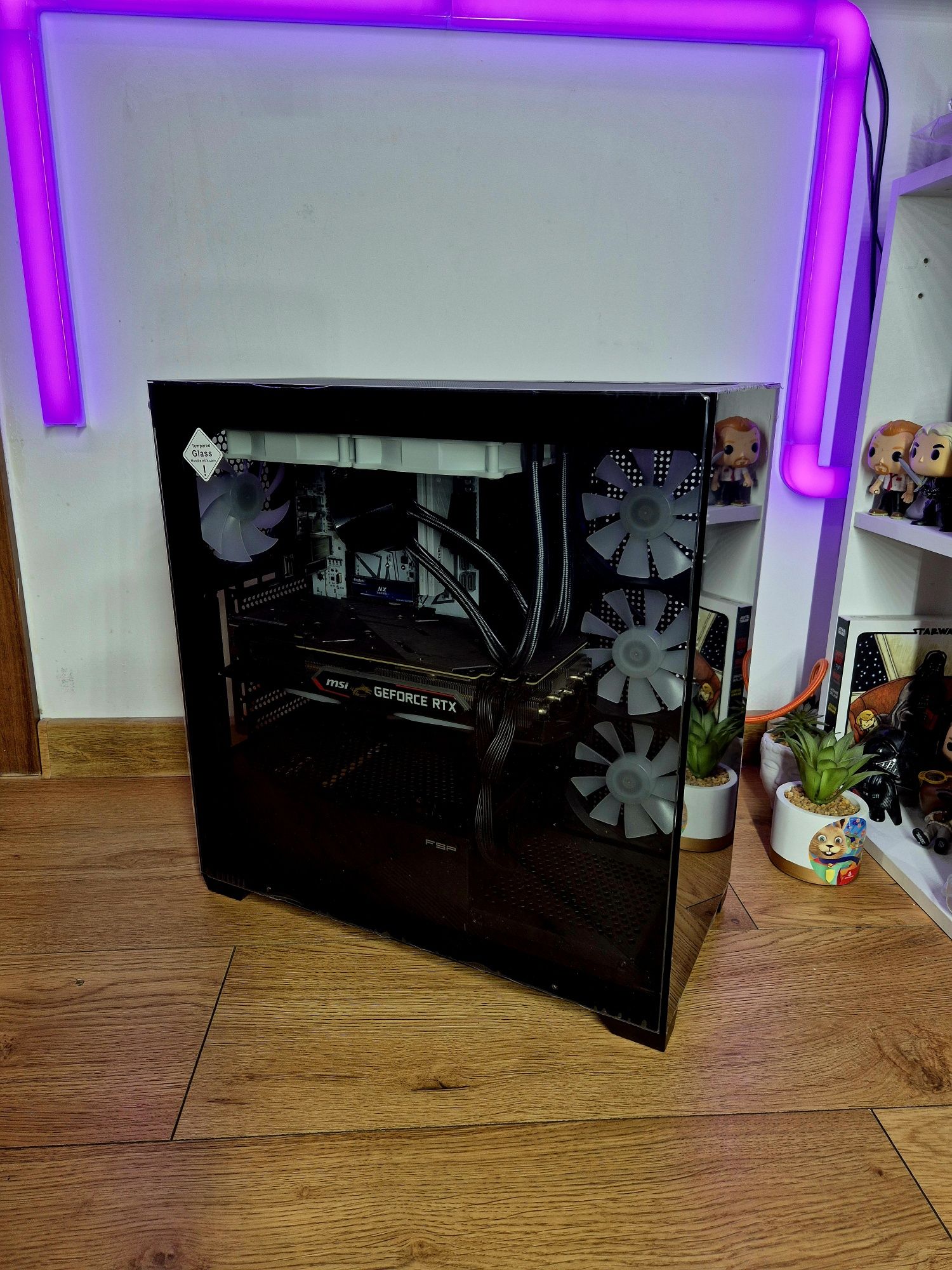 Komputer do Gier i5 12400f, RTX 2070 Super 8gb, 32gb DDR4, AiO 240mm.
