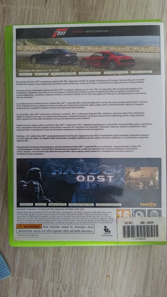 Halo 3 Odst bundle na Xbox 360