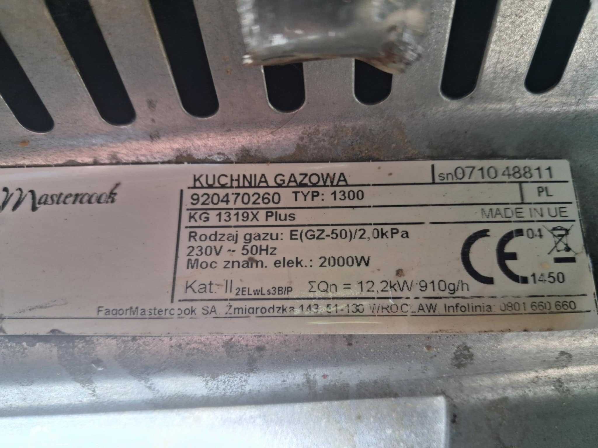 Kuchnia gazowa używana