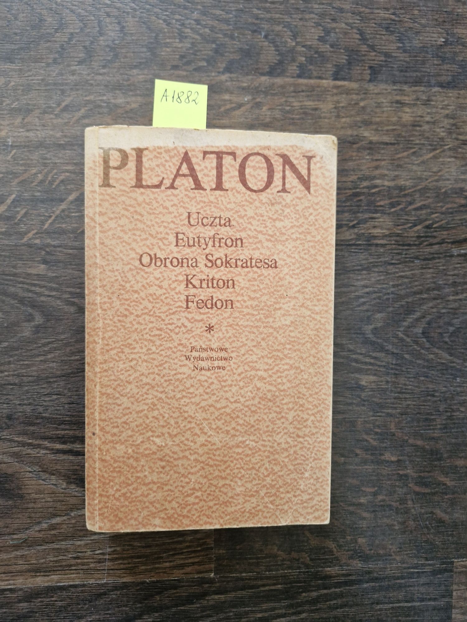 A1882. "Uczta.." Platon