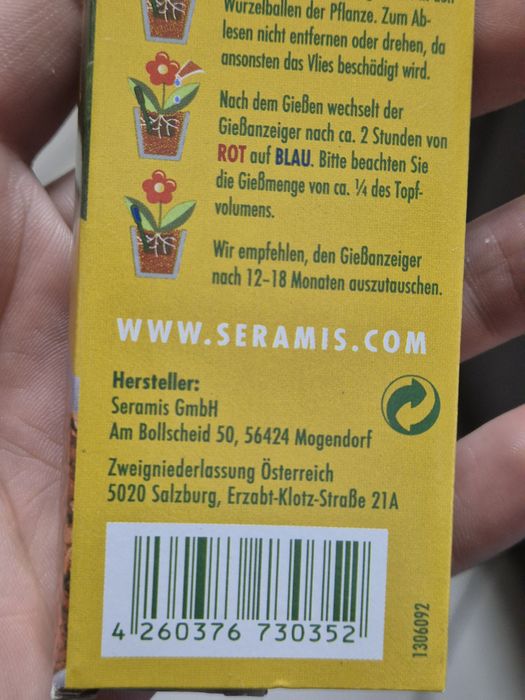 Wskaźnik wilgotności podłoża Seramis 2 szt.