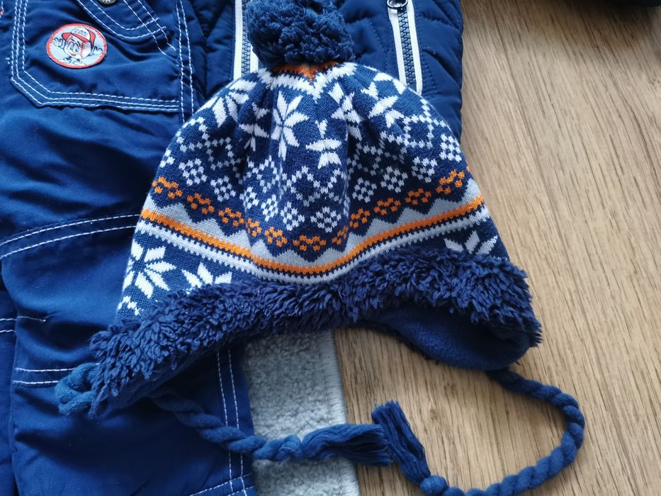 Kurtka, spodnie, czapka komplet dla chłopca