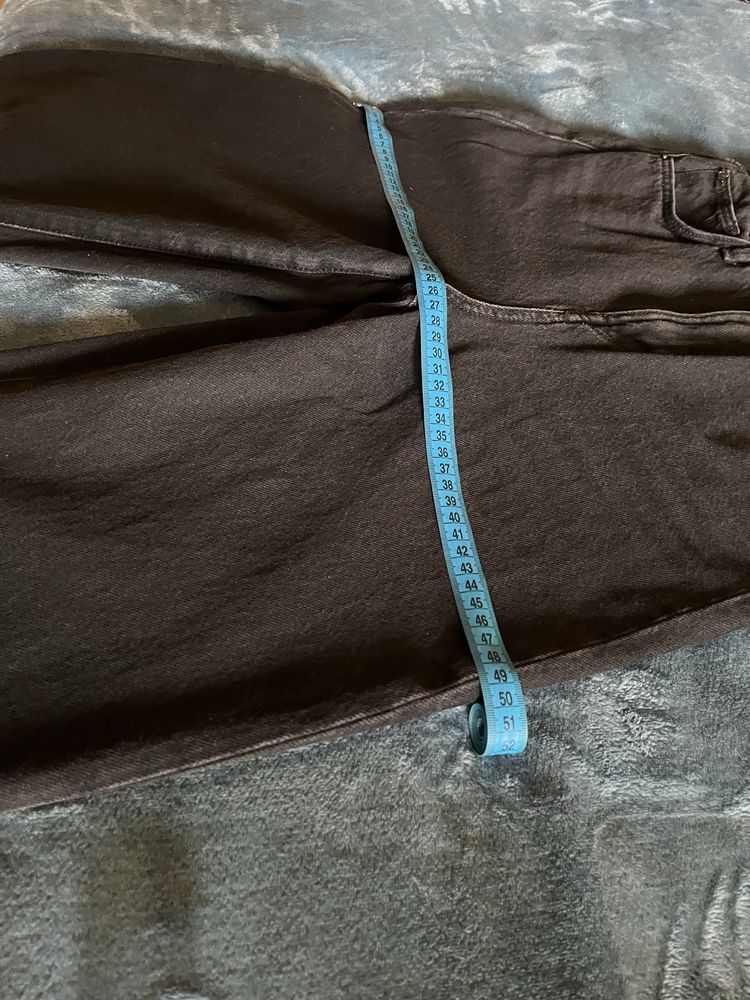 Джинси жіночі чорні прямі COLIN'S wide leg