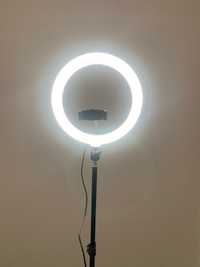 Ringlight (anel 26cm) com tripé extensível até 160 cm