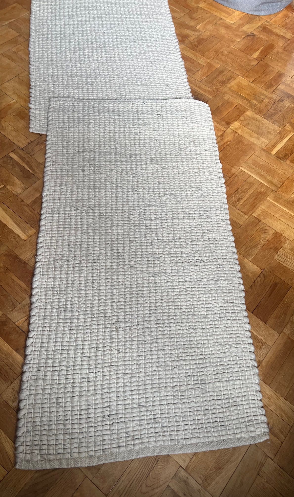 Dywan, wełniany, 2 x dywaniki z wełny (komplet) , rozmiar 80x150, Arte