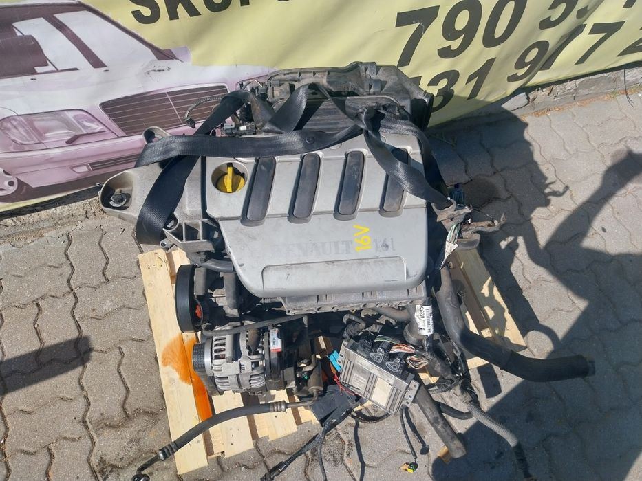Renault Laguna II  silnik kompletny z osprzętem 1.6 16v K4MD710