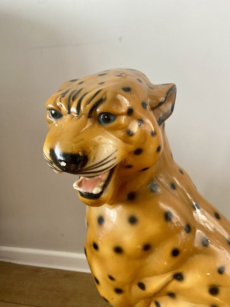 Duża figura tygrysa 60 cm Włochy lata 70
