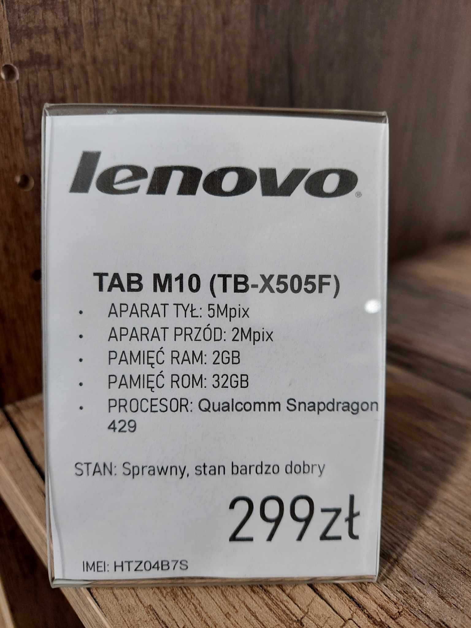 Tablet Lenovo TAB M10 (TB-X505F) 2/32GB stan bdb gwarancja