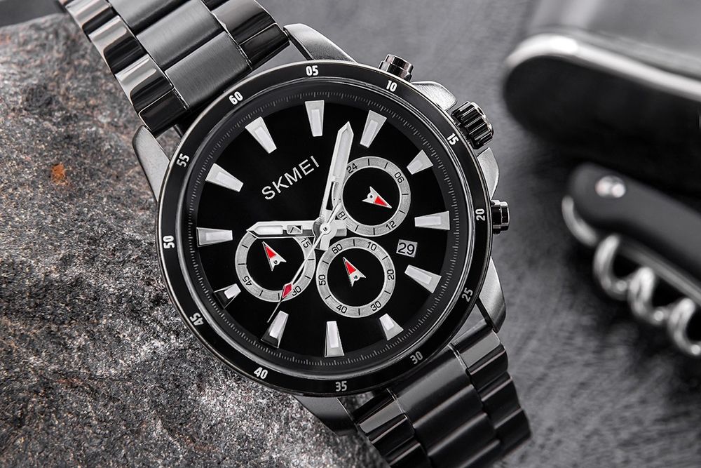 zegarek męski skmei 2295bk + box