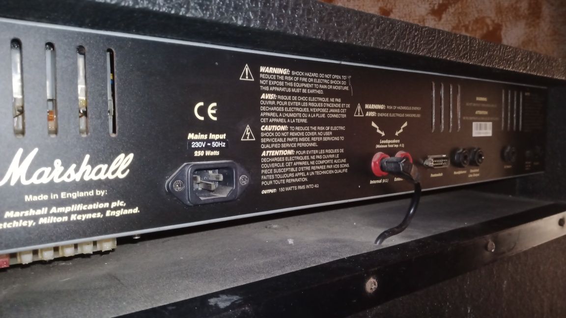 Amplificador Marshall valvestate 2000, 150w