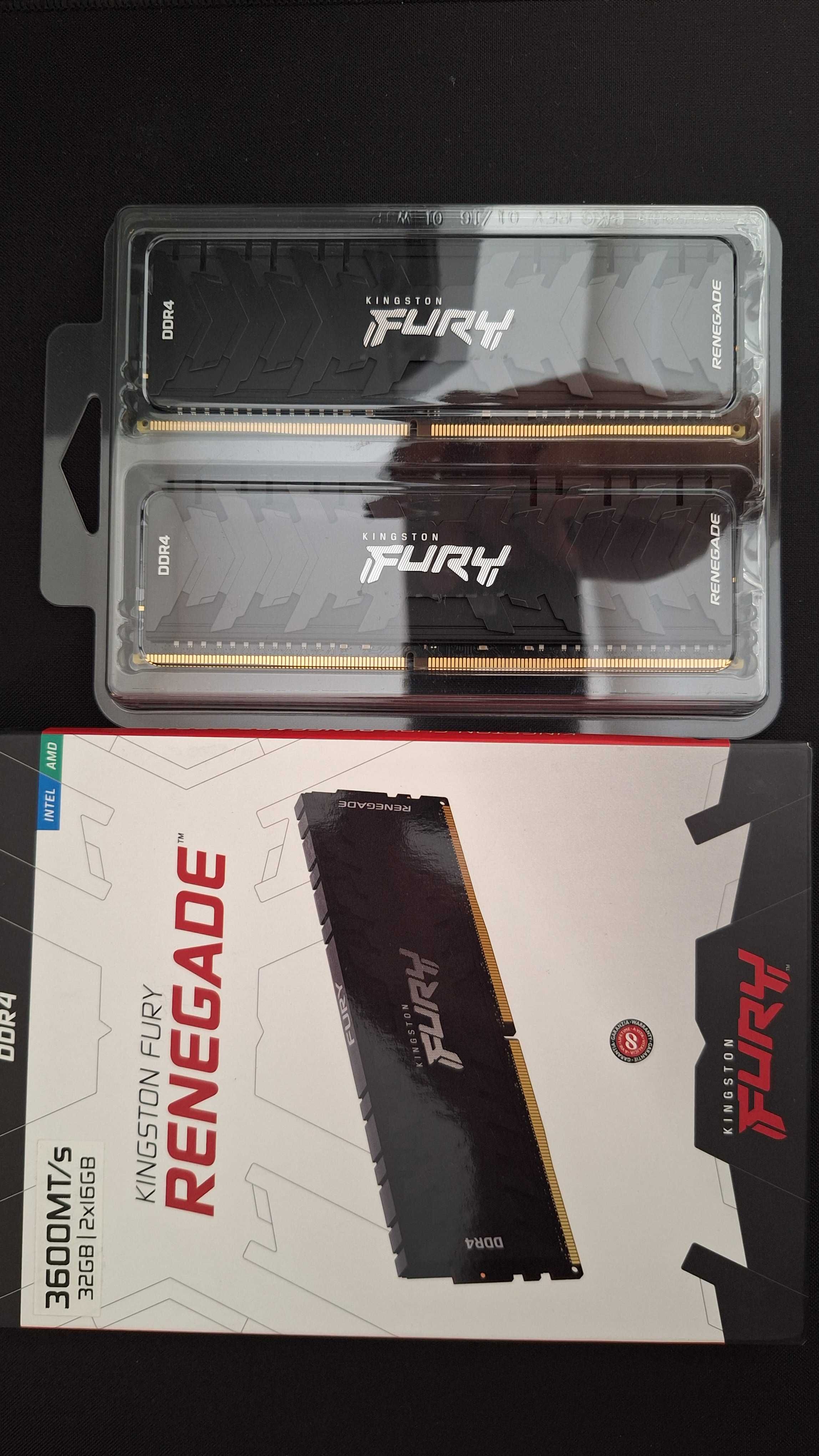 DDR4 Kingston Fury Renegade 3600 Cl16 32gb