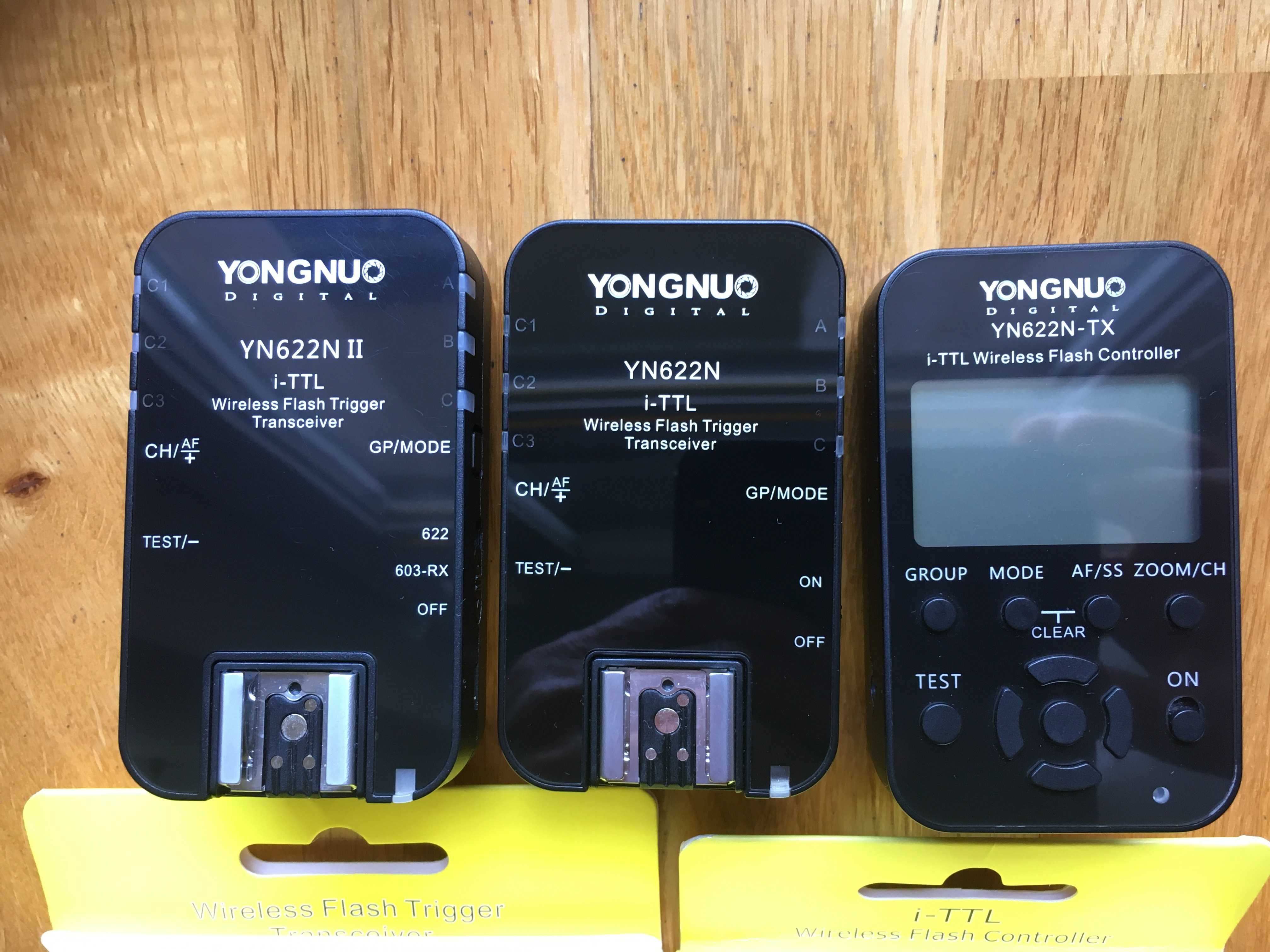 Wyzwalacz radiowy Yongnuo 622N TX +  odbiornik 622N II i 622N