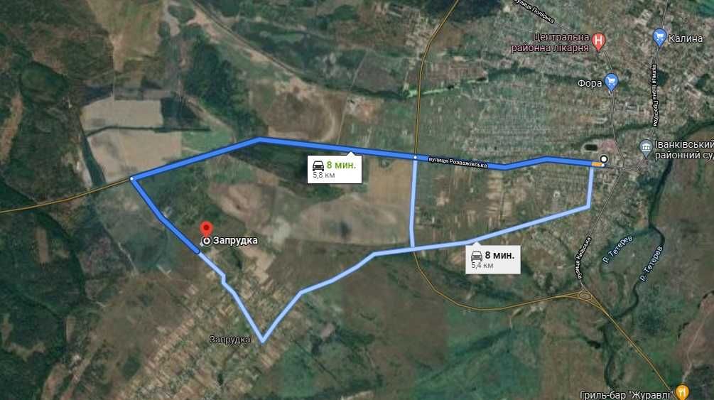 Продається ділянка 50 сотих в селі Запрудка.