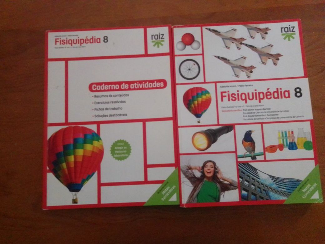 Manual + caderno de atividades, Fisiquipédia 8