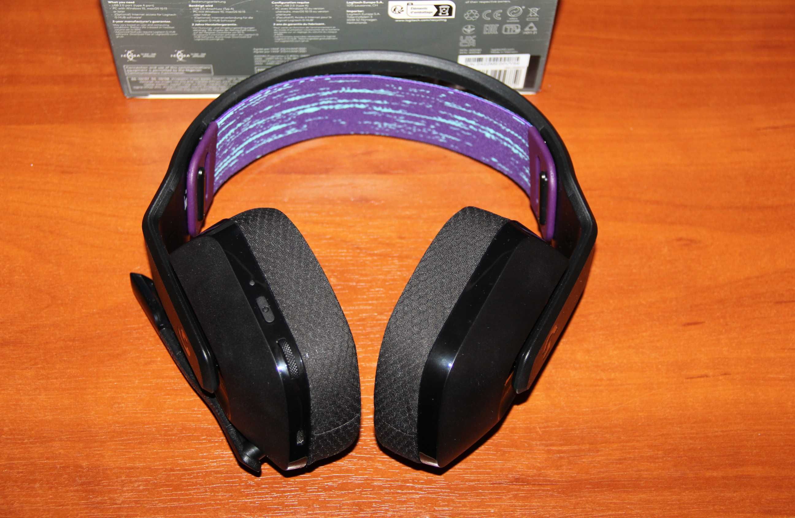 Ігрові навушники з мікрофоном Logitech G535 Lightspeed Black. НОВІ
