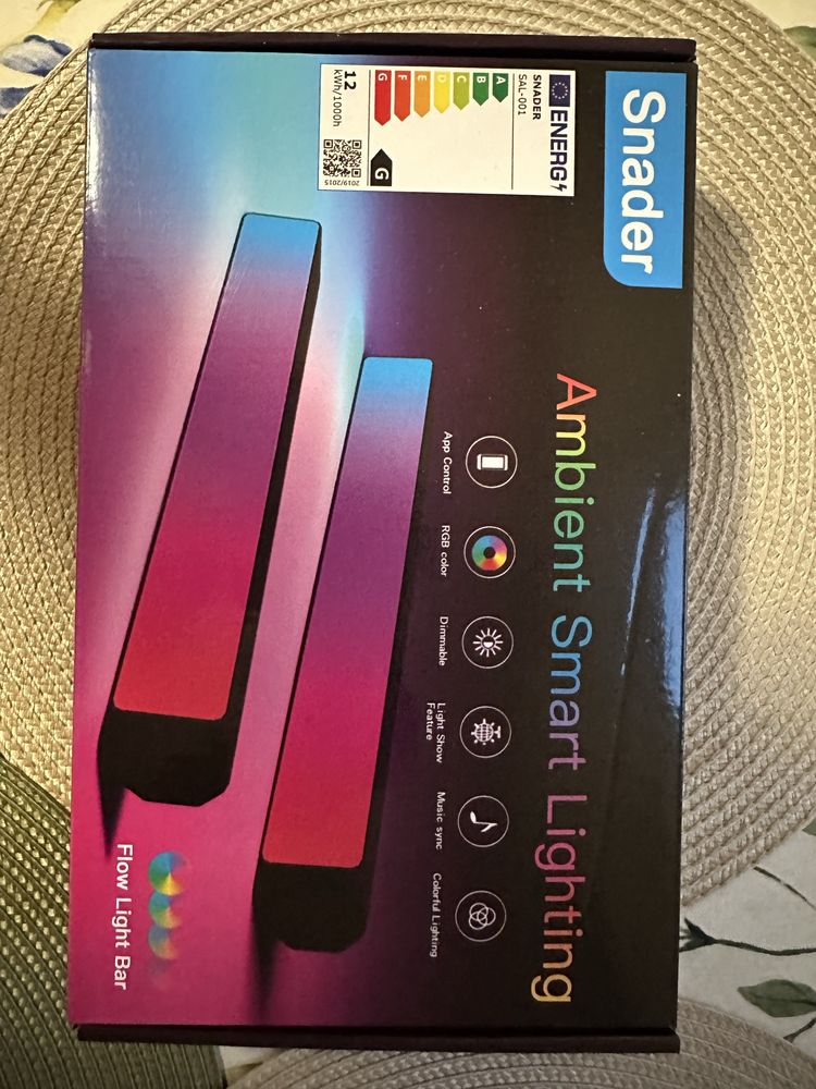 SNADER LED Light Bar, TV Backlight, Gaming Lamp Works RGB