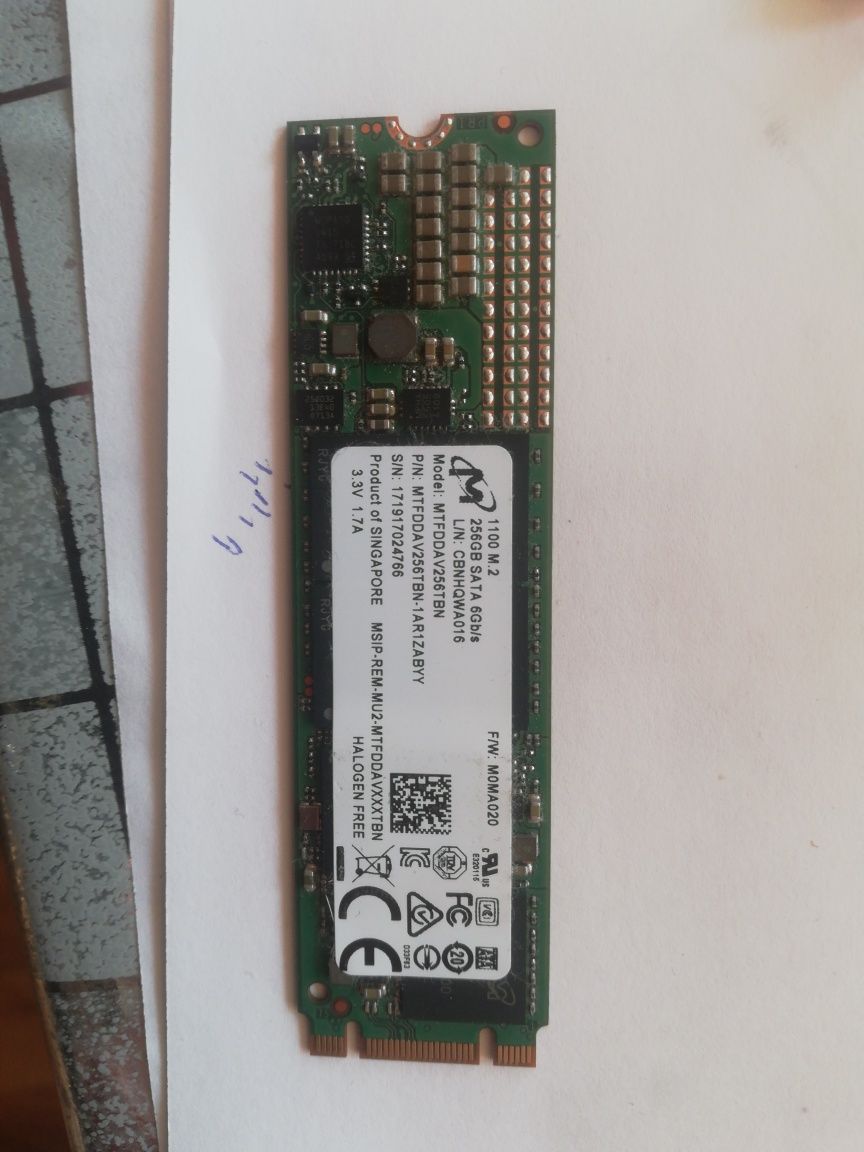 SSD-накопичувач M.2 256 GB Micron 1100 (MTFDDAV256TBN-1AR1ZABYY)