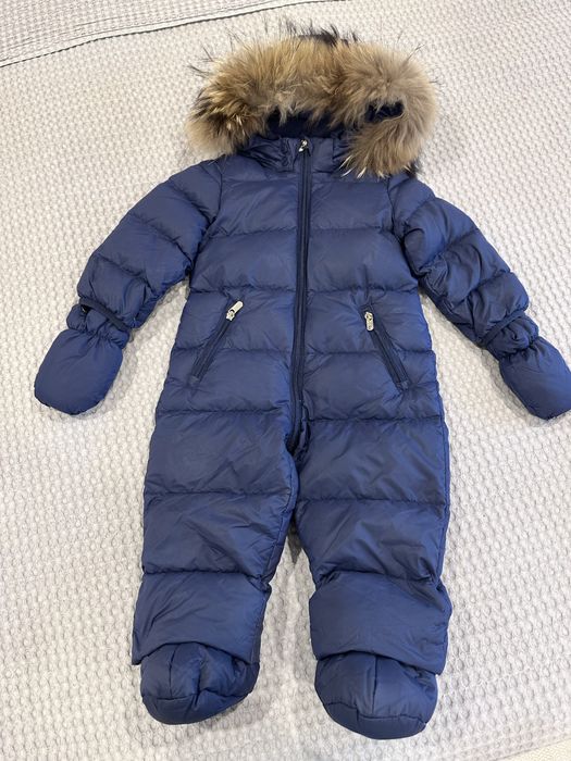 Зимовий комбінезон  на пуху дуже теплий підійде 1,5-2 рочки