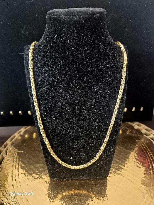 Złoty łańcuszek 585 królewski 53.6  gram 61 cm długości