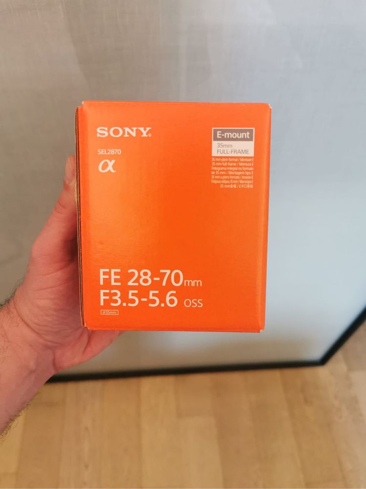 Objetiva Sony FE 28-70mm F3.5-5.6 OSS – NOVA, SELADA