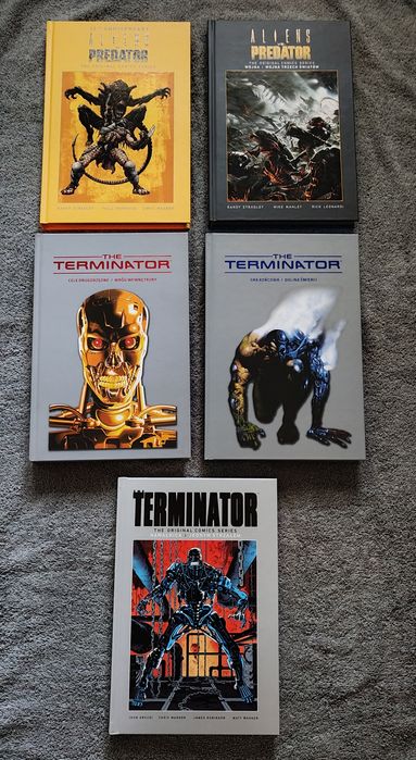 Aliens vs Predator tom 1 i 2 oraz Terminator x 3 ( Pakiet))