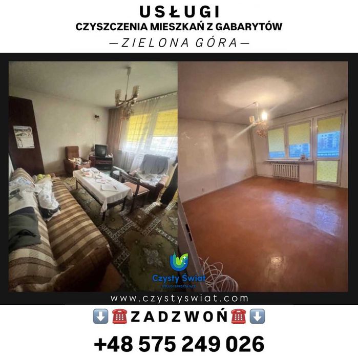 Wywóz mebli, gabarytów, rtv/agd • Opróżnianie mieszkań • Zielona Góra