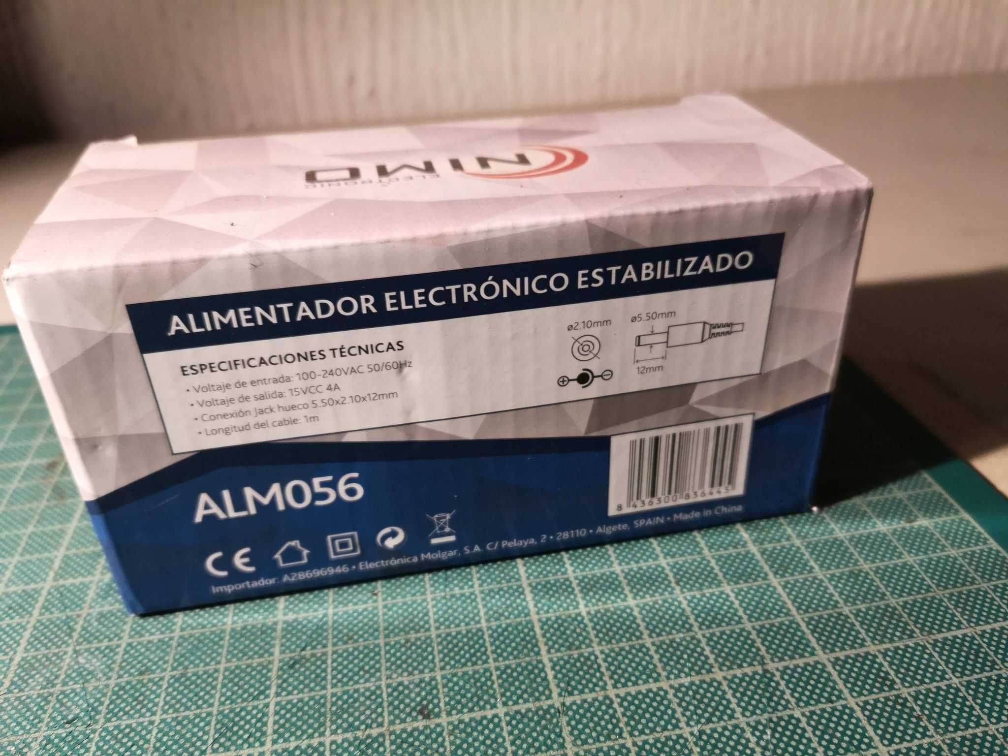 Alimentador Eletcrónico Estabilizado NIMO ALM056 15V 4A