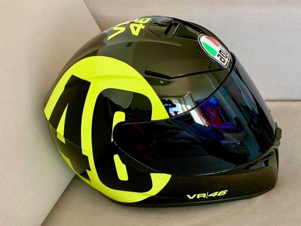 Capacete NOVO AGV K3 SV VR46.Desconto 24% + Pinlock.Tamanho MS