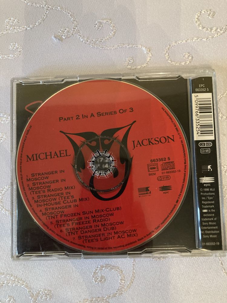 Płyta Cd Michael Jackson Stranger In Moscow The Todd Terry Remixes