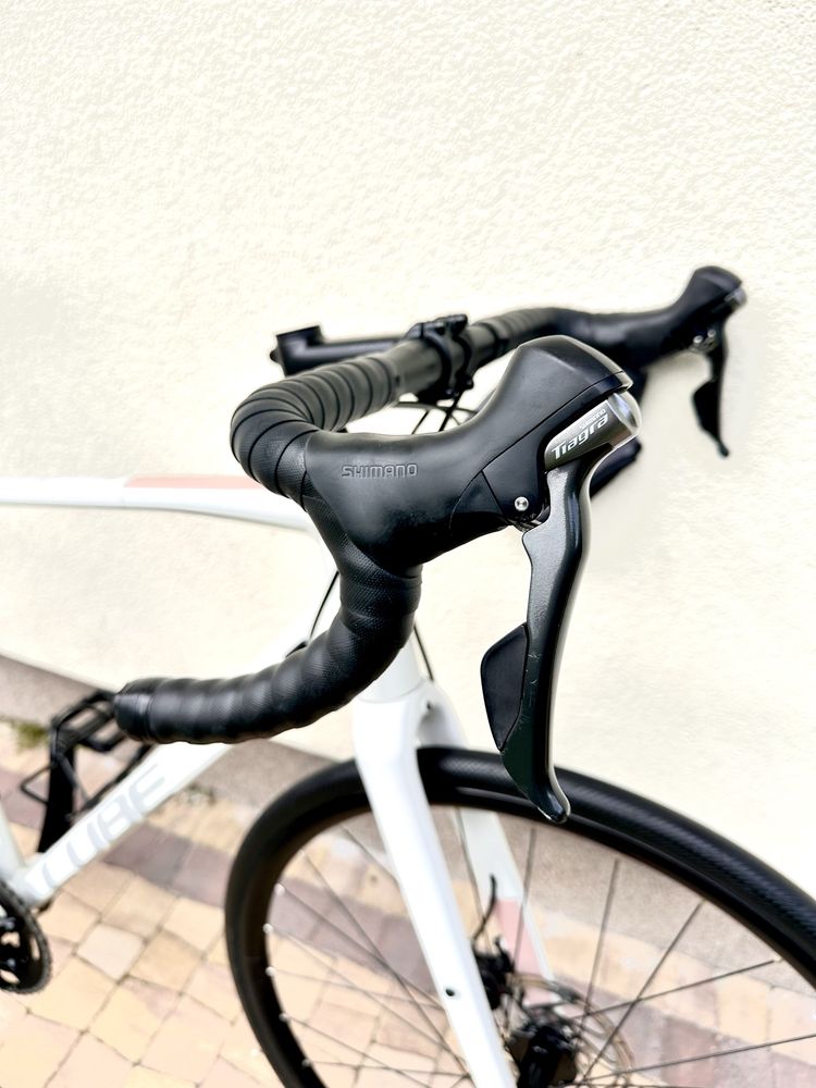 Gravel Cube NUROAD WS rama L Shimano GRX Biały mat JAK NOWY !!!