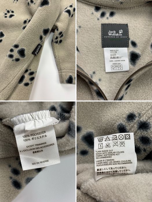 Кофта флиска толстовка зипка Jack Wolfskin Unisex size M