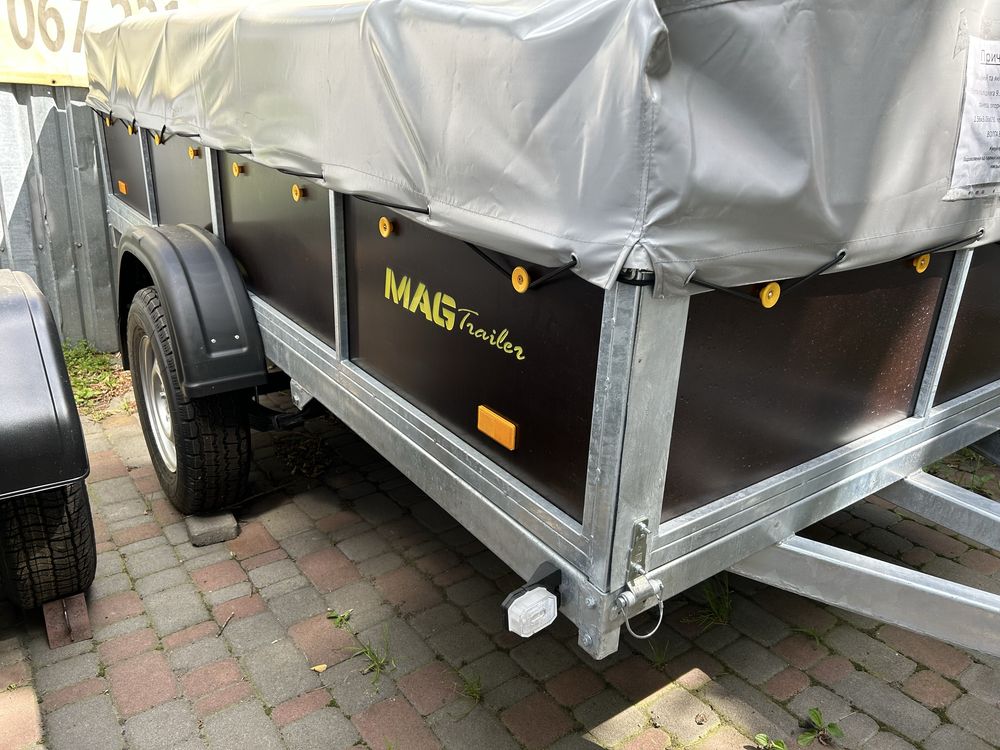 Міцний оцинкований легковий причіп 1.5х3.0